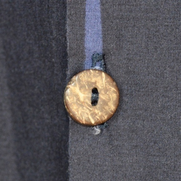 Favant‎ 100% Cotton Tropical Print Hawaiian Beach Shirt Loop Collar Medium - Picture 4 of 7